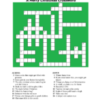 20 Fun Printable Christmas Crossword Puzzles