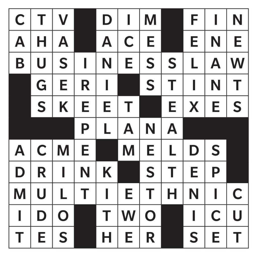 Reader's Digest Printable Crossword Puzzles