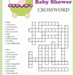 Baby Shower Crossword