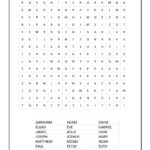 Bible Word Search For Kids Printable Word Search Printable