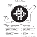 Birth Of Jesus Christmas Crossword Kids Korner
