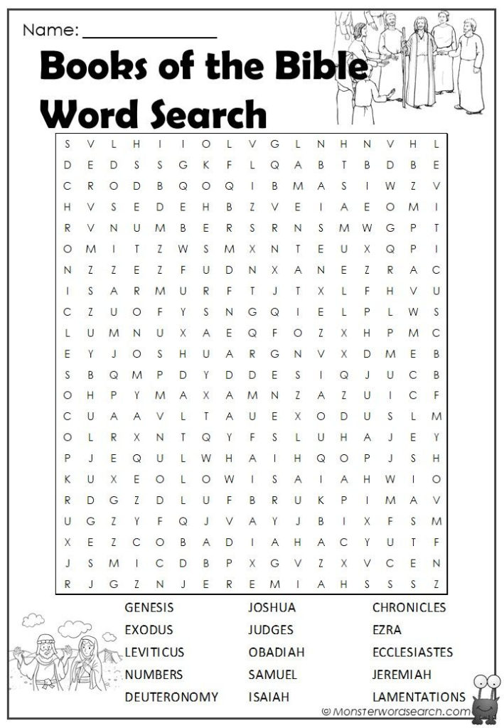 Books Of The Bible Word Search Bible Word Searches
