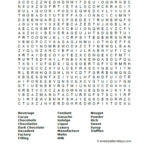 Chocolate Word Search History Of Chocolate Chocolate