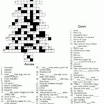 Christmas Crossword Puzzles For Adults Printable Escuela