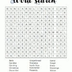 Christmas Inspired Word Search 2 Free Printable