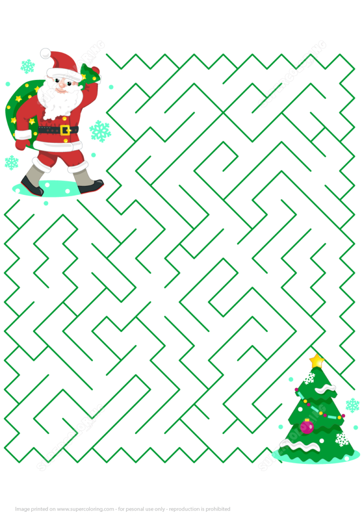 Free Printable Christmas Games And Puzzles