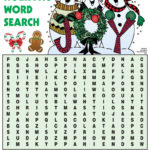 Christmas Word Search Best Coloring Pages For Kids