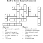 Create Your Own Crossword Puzzle Printable Printable