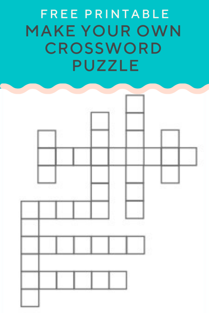 Free Make Your Own Crosswords Printable