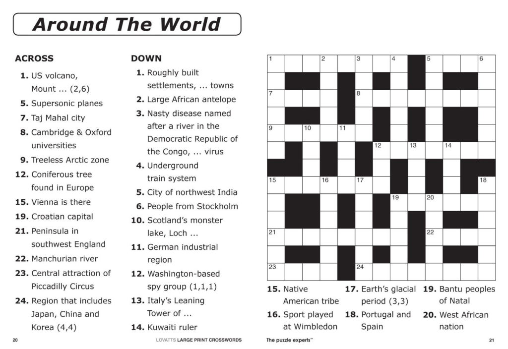 Crossword Puzzle Maker Free Printable No Download