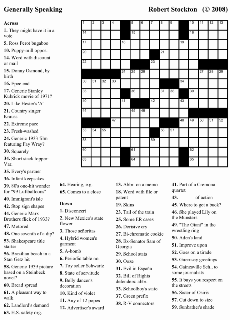 Crossword Puzzle Maker Printable Rtrs Online Free