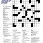 Crossword Puzzle Whitman College
