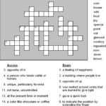 Crossword Puzzles For 5th Graders Activity Shelter