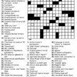 Crossword Puzzles Printable 7Th Grade Printable