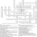 Crossword Puzzles Printable 8Th Grade Printable