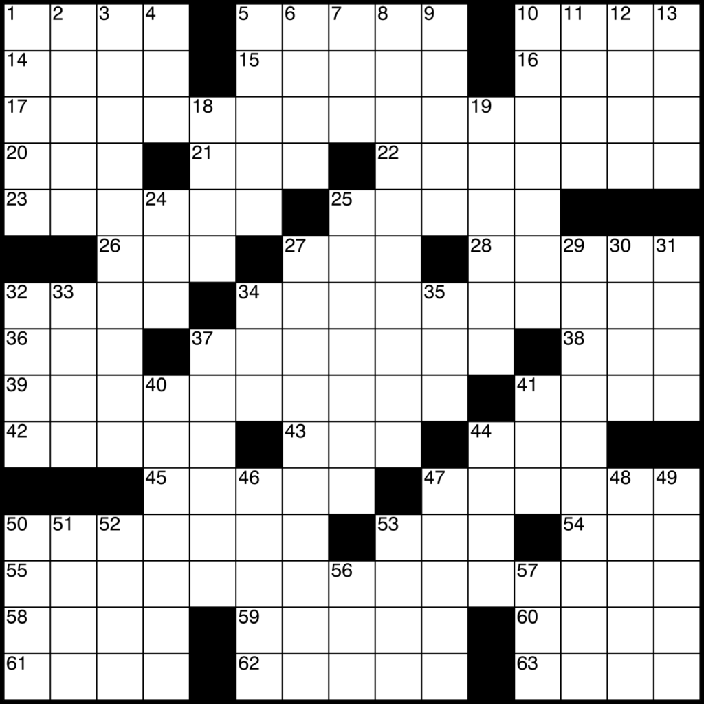 Make A Printable Crossword Puzzle