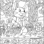 Easter Bunny Jpg 575 696 Pixels Hidden Picture Puzzles