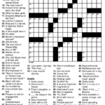 Easy Crossword Puzzles For Seniors Activity Shelter