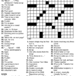 Easy Crossword Puzzles For Seniors Activity Shelter