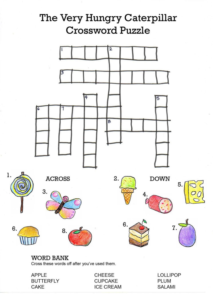 Easy Crosswords Puzzles For Kids Activity Shelter