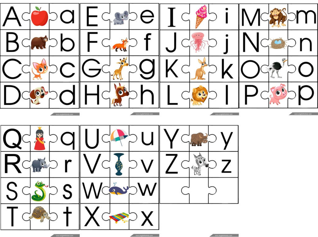 ESL Game Alphabet Puzzle