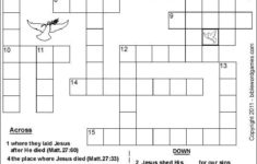 Free Bible Christian Family Crossword Puzzle Bible
