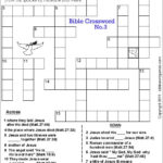 Free Bible Christian Family Crossword Puzzle The
