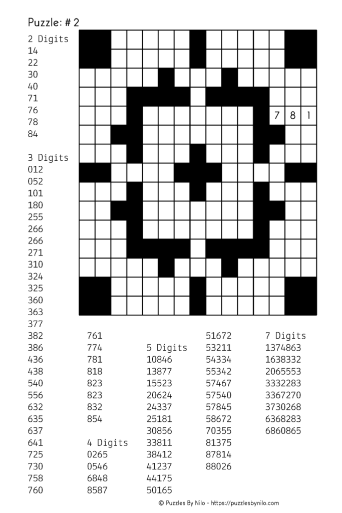 Free Printable Fill Ins Puzzles