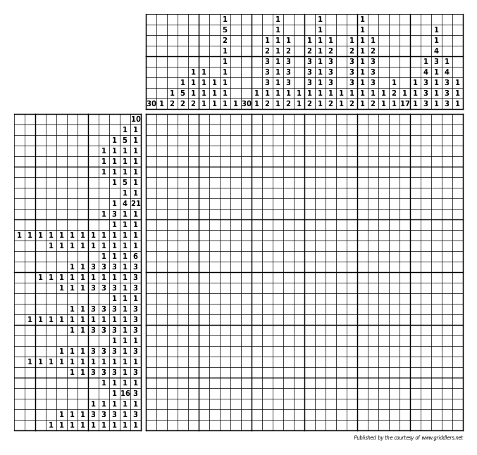 Free Griddlers Picture Puzzles Griddlers Logic