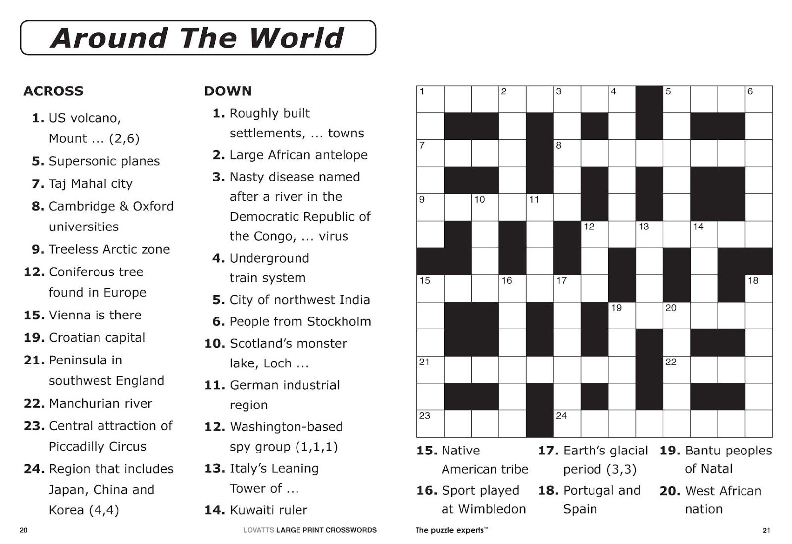 Make Your Own Printable Crossword Puzzle Online Free
