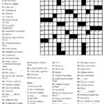 Free Printable Crossword Puzzle Maker With Answer Key