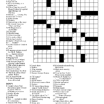 Free Printable Crossword Puzzles For Adults Puzzles Word