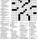 Free Printable Crossword Puzzles Medium Difficulty With
