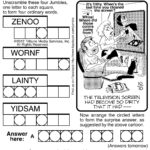 Free Printable Fall Word Unscramble Games For Senior