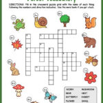 Free Printable Forest Vocabulary Crossword Kids