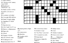 Free Printable Ny Times Crossword Puzzles