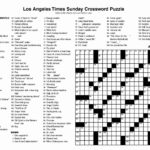 Free Printable Nyt Crossword Puzzles Printable Crossword