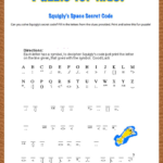 Free Printable Secret Code Word Puzzle For Kids This