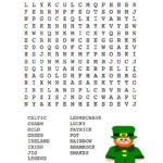 FREE Printable St Patricks Day Word Search Puzzle Jinxy