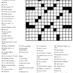 Free Printable Themed Crossword Puzzles Free Printable