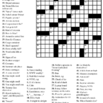 Free Printable Washington Post Crossword Puzzles
