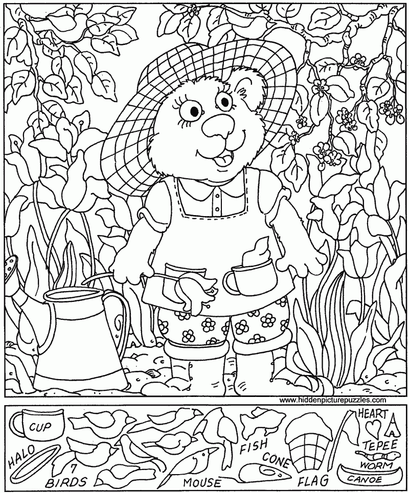 Free Puzzles Hidden Pictures Hidden Picture Puzzles