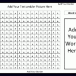 FREE Word Search Template EDITABLE Free Word Search