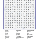 Geometry Word Search