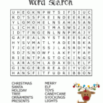 H Holiday Word Search Puzzles Template Printable