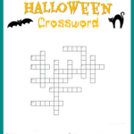 Halloween Crossword Puzzle FREE Printable With Or Without