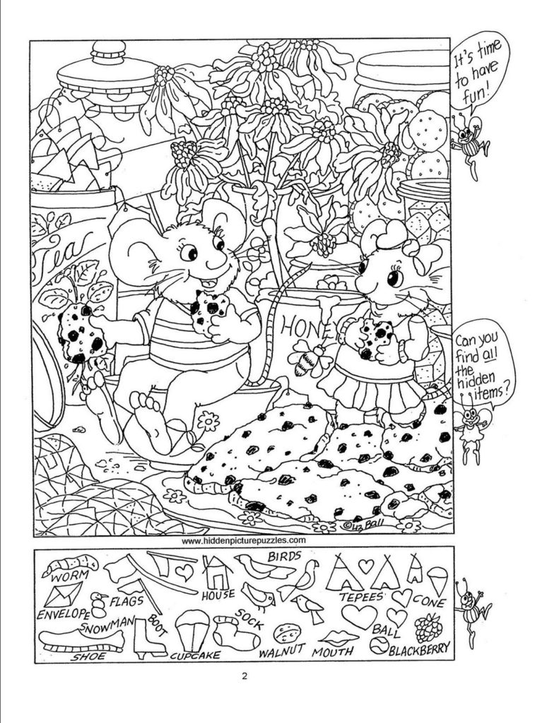 Free Printable Seek N Find Puzzles