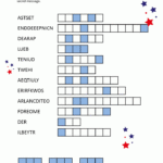 July Fourth Word Scramble