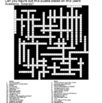 LazyDog Film Blog An Oscar Crossword Puzzle To Pass The Time