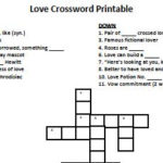Love Crossword Printable LoveToKnow